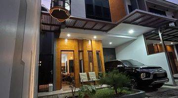 Gambar 1 Townhouse Cirendeu Dengan Rooftop Harga Murah Desain Modern