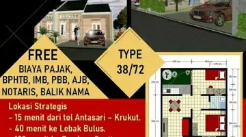 Gambar 5 Rumah Murah Depok Strategis Harga Special September 2024 Cicilan Ringan 500 Meter Dari Water Boom Taman Herbal Insani Arco Depok 100 Meter Dari Masjid Al-Mariaty & Alfamart Minimarket Shm Baru Rumah Selatan