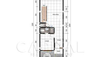 Gambar 4 3 Unit Rumah Tinggal Baru, 2 Lantai, Lokasi di Jl. Kembar Regol Bandung