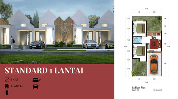 Gambar 2 Axjj Rumah 1 Lantai 400 Jutaan Lokasi Strategis di Villa Bukit Tidar Malang