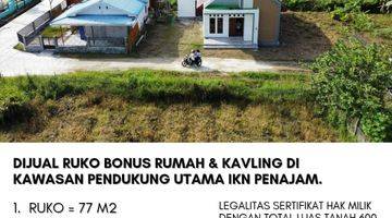 Gambar 1 Dijual Ruko Bonus Rumah & Kavling Di Kawasan Pendukung Utama IKN Penajam.