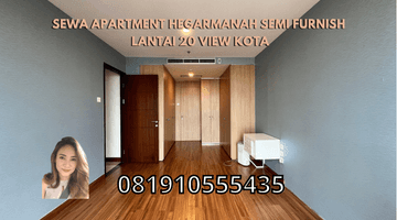 Gambar 1 Sewa Apartment Hegarmanah Semi Furnish Lantai 20 View Kota