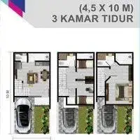 Gambar 3 Rumah Minimalis Pik2 Uk 4,5x10 Furnished Bagus Strategis