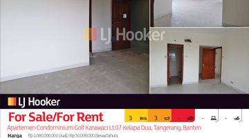 Gambar 1 Apartemen Condominium Golf Karawaci Lt.07 Kelapa Dua, Tangerang, Banten