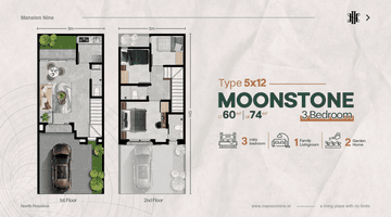 Gambar 4 Rumah 2 Lantai Baru Tipe Moonstone Mansion9 Surabaya