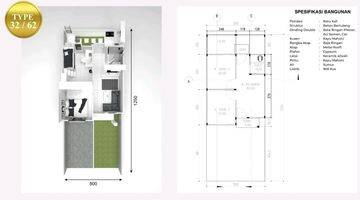 Gambar 4 Rumah Baru Type 30 62 dp 0 Free Bbn, Bphtb SHM di Perumahan Bio Dua Ribu Residence Gadingan, Sukoharjo