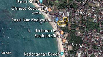 Gambar 1 Dijual Tanah Jimbaran Kedonganan Pinggir Jalan View Pantai