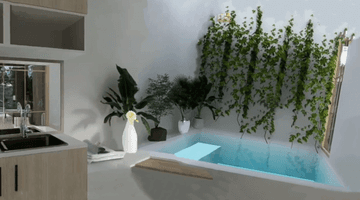 Gambar 5 Villa With Jacuzzi Dekat Pantai Uluwatu Bali