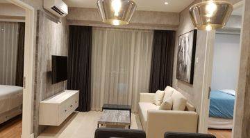 ruang tamu furnish tinggal bawa koper apartment