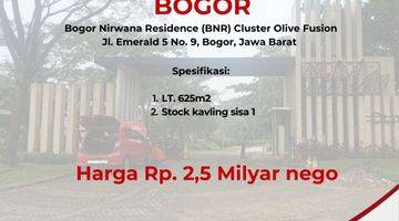 Gambar 2 Tanah 625m2, Bogor Nirwana Residence Stok Terbatas 