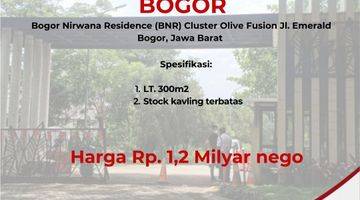 Gambar 1 Tanah 300m2 Bogor Nirwana Residence Stok Terbatas 