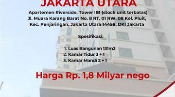 Gambar 2 Apartemen Riverside Pluit Turun Harga