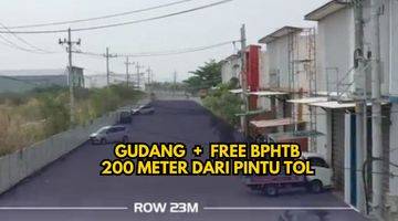 Gambar 1 Gudang Besar Free Bphtb + 200 Meter Pintu Tol Gresik Prambanan