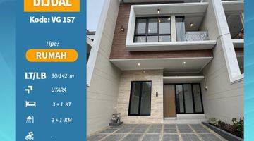 Gambar 1 Rumah 2 Lantai Baru Unfurnished SHM di Mulyosari , Surabaya Vg 157