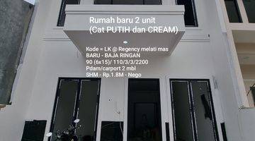 Gambar 1 2 Unit Rumah Baru @Regency Melati Mas