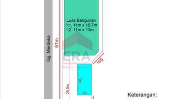 Gambar 1 Rumah Dan Tanah Luas Pinggir Jalan di Merdeka, Pontianak Kota