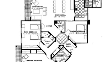 Gambar 2 Apartment 2+1 Bedroom Fully Furnished View Golf Dekat Jis Dan Pim