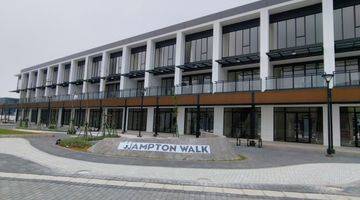 Gambar 2 Hampton Walk Ruko 4,5x16 Alfresco Dua Facade Di Gading Serpong 