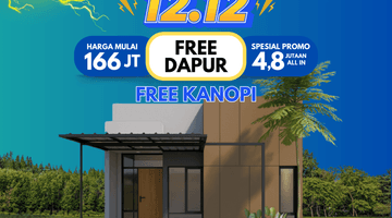 Gambar 1 Promo Rumah 4,8 Jutaan Free Kanopi Dan Free Dapur 