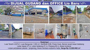 Gambar 1 Gudang & office di Jl. Bouraq lio baru
