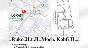 Gambar 2 Ruko 2 Lantai Pinggir Jalan Moch Kahfi 2, Murah, SHM Jakarta Selatan 