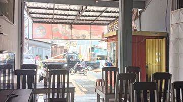 tampak depan dijual ruko strategis nol jalan