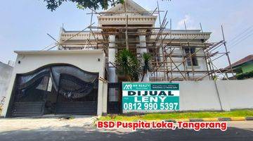 Gambar 1 Rumah Mewah Ada Swimming Pool, Gym, Gazebo Di Komplek Puspita Loka, Bsd, Tangerang 