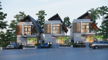 Gambar 1 New Tropical Modern Villa Freehold With River View At Canggu Area