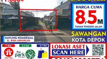 Gambar 4 Dijual Tanah di jalan utama Jl.Raya Bojongsari Sawangan Depok