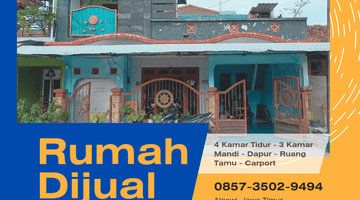 Gambar 1 Dijual Rumah Ngawi siap huni cluster, 1,5 lantai