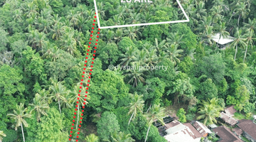 Gambar 1 For Sale Leasehold Land With Jungle View And Lost River At Demayu Ubud