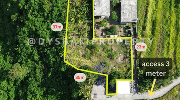 Gambar 2 For Sale Leasehold Land With Lembah View At Singapadu Kaler