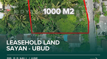 Gambar 1 For Sale Leasehold Land At Sayan Ubud