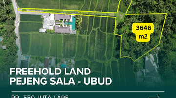 Gambar 1 For Sale Freehold Land At Pejeng Sala Ubud