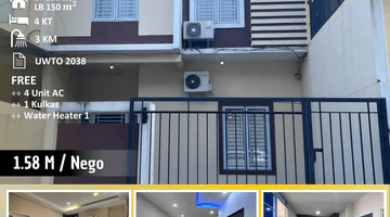 Gambar 1 Rumah 2 Lantai Bagus Semi Furnished HGB di  Jodoh Permai, Batam