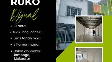 Gambar 1 Dijual Cepat Ruko 2lt Dijl Abubakar Lambogo,Makassar (Rs)