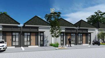 tampak depan dijual rumah cantik dan keren