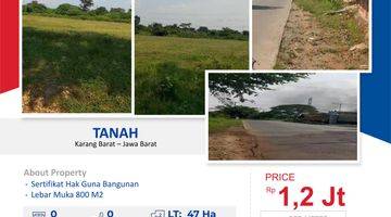 Gambar 1 Dijual Tanah Lt 47 Ha di Karawang Barat Jawa Barat