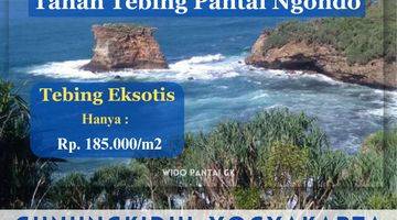 Gambar 1 Dijual Tanah Tebing Murah Pantai Ngondo Gunungkidul Yogyakarta