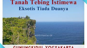 Gambar 1 Jual Tanah Tebing Pantai Murah Istimewa Gunungkidul Yogyakarta