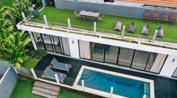 Gambar 1 BLUE DREAM 2 BEDROOM VILLA IN CANGGU CLOSED LIVING AND KITCHEN WITH 2 AC 