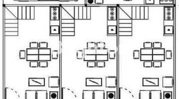 Gambar 5 Rumah Baru 3Lantai. Siap huni, Row 1 mobil, Dekat ke pasar dan mall, Garasi 1 mobil