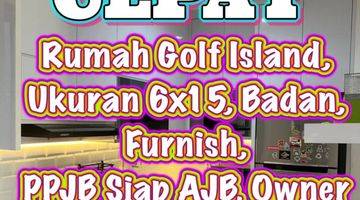 Gambar 1 Dijual Cepat Rumah Furnished Golf Island Pik