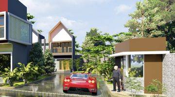 Gambar 2 Cluster Mewah 2 Lt Konsep Scandinavian Termurah Nempel Serpong Paradise