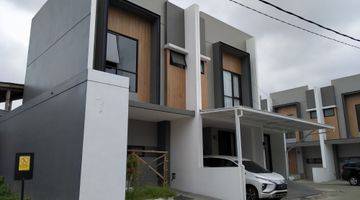 Gambar 1 Rumah 2 Lantai Dalam Cluster, Lingkungan Nyaman, Land House Gateway Pasteur