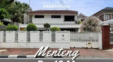 Gambar 1 Menteng Rumah Lama Dengan Tanah Luas, Area Premium, Jalan Lebar