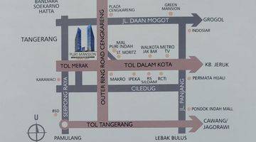 Gambar 1 Dijual For Sale Townhouse di Puri Mansion, Jakarta Barat. Kondisi Baru Gress