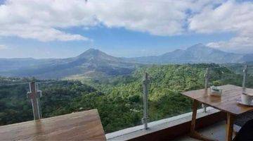 Gambar 1 Restauran dan coffe shop pull view gunung dan danau batur kintamani