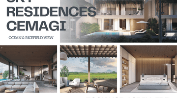 Gambar 1 Brand New Villa Sky Residence Modern Di Cemagi View Ricefield 