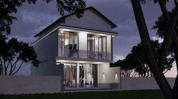 Gambar 1 Dijual Brand New Villa 2BR View Sawah Dekat Tumbak Bayuh Canggu Bali Bisa KPR